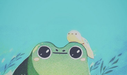 Frog art wallpaper. Frog wallpaper, Cute frogs, Cute cartoon wallpaper