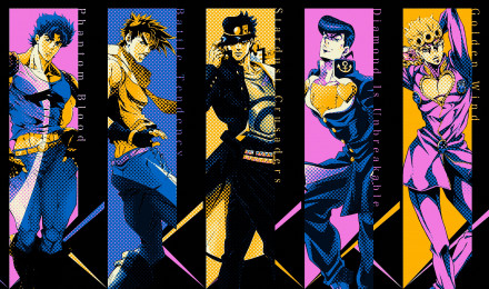 Resolution Jojo's Bizarre Adventure All Characters 5K Wallpaper