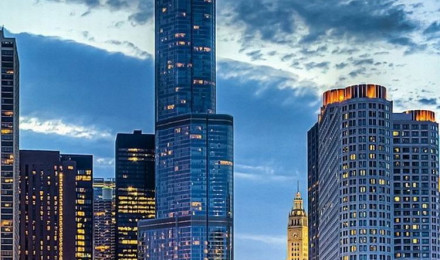 Chicago Skyscrapers Morning iPhone 6 Wallpaper. iPhone 6 wallpaper, Skyscraper, Wallpaper