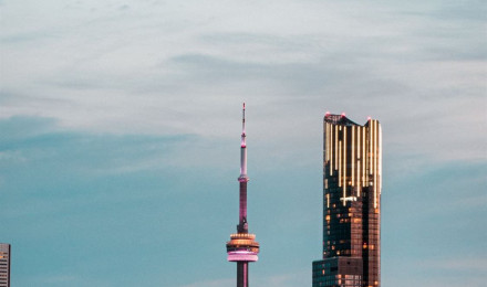 city skyline under gray cloudy sky during daytime #city #grey #sky #Toronto #on #Canada #iPhone11Wallpaper. Toronto city, Toronto skyline, Canada photography