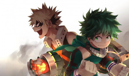 Katsuki And Izuku Boku No Hero Academia Live Wallpaper