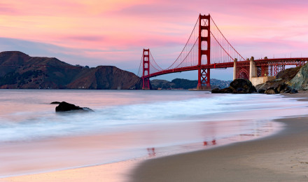 Image San Francisco USA Golden Gate Bridge bridge Nature 3840x2160