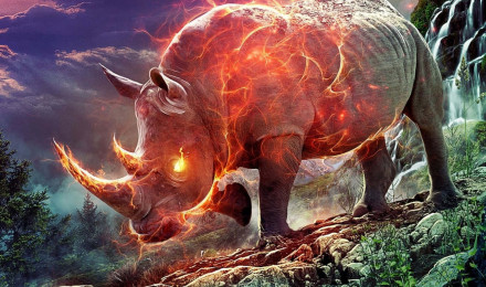 Download Overt Rhinoceros Wallpaper