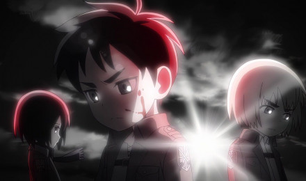 Attack on Titan: Junior High. Opening wa Hanabi no You niK Creditless