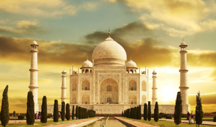 Taj Mahal Sunrise Mural Your Way