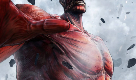 Download Colossal Titan Attack On Titan iPhone Wallpaper