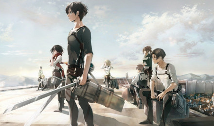 A bag of Attack On Titan wallpaper