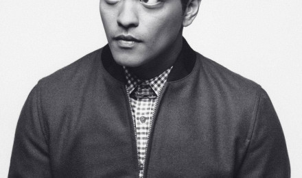 Download Bruno Mars Perfectly Poses For A Chic Portrait Wallpaper