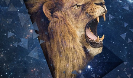 Galaxy Lion Wallpaper