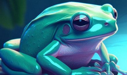 Green Toad Blue Wallpaper Frog Wallpaper for iPhone 4k