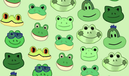 Some non licensed frog wallpaper I made! Feel free to save, share, and use!