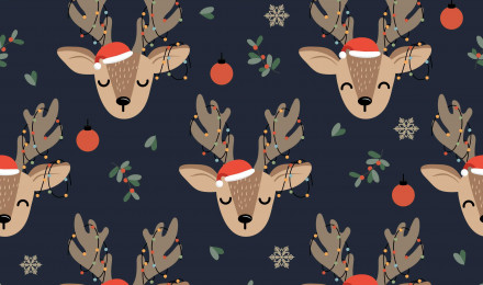 Festive Christmas Zoom Background