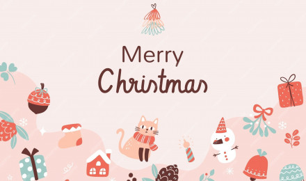 Cute Christmas Background Image