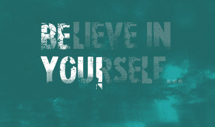 Believe In Yourself HD Motivational Wallpaper