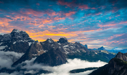 Dolomites Mountains 4K Wallpaper