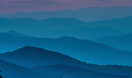 Blue Ridge Mountains Wallpaper 4K, USA, Layers