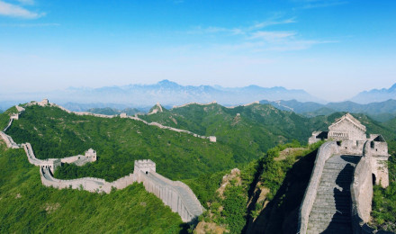 4K Great Wall of China Wallpaper and Background Image