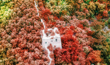 Great Wall of China Wallpaper 4K, Beijing, Aerial view, Beautiful