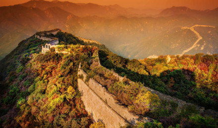 A Moody Evening At The Great Wall MacBook Air Wallpaper Download