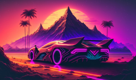 Synthwave wallpapers