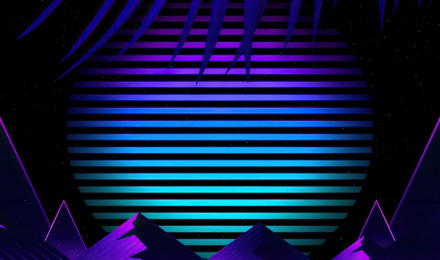 Best Synthwave iPhone Wallpaper