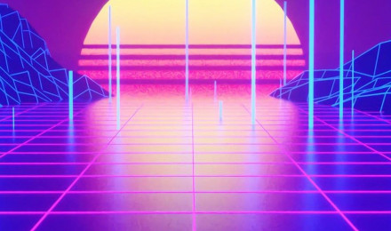 Best Synthwave iPhone Wallpaper