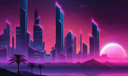 Urban Neon Night Synthwave 4k, HD Artist, 4k Wallpaper, Image, Background, Photo and Picture