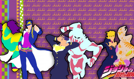 Mat Joestar's bizarre adventure minimalist wallpaper