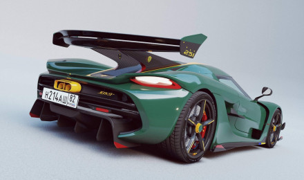 Koenigsegg Jesko 2020 Render 3D Desktop HD Wallpaper