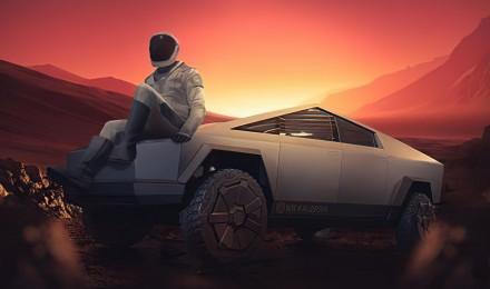 Starman With Cybertruck On Mars, HD Artist, 4k Wallpaper, Image, Background, Photo and Picture