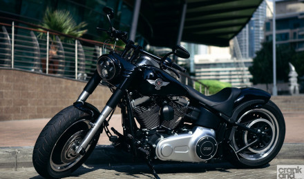 Harley Davidson Fat Boy Dubai UAE Wallpaper 002