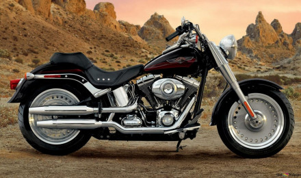 Harley Davidson Fat Boy 2012 HD Wallpaper Download