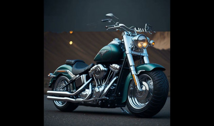 Harley Davidson Fat Boy Classic Motorcycle Envisioned