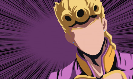 Download “Giorno, a flamboyant protagonist of Jojo Bizarre Adventure.” Wallpaper