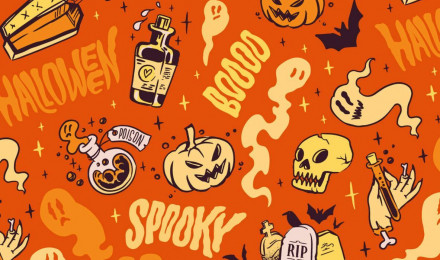 Spooky Halloween Orange Wallpaper Halloween Wallpaper