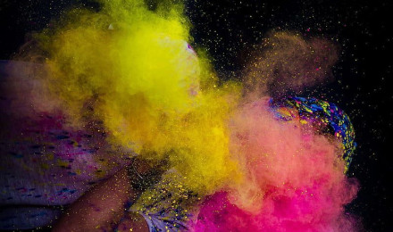 Happy Holi colors, colours, festival, happyholi, holifestival, holihai, india, HD phone wallpaper