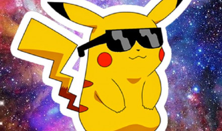 Galaxy pikachu, cool, cute, galaksi, galaxypikachu, sunglasses, super, HD phone wallpaper