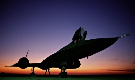 Wallpaper / sea, 1080P, nature, night, sunset, copy space, air vehicle, purple, flying, sky, lockheed sr 71 blackbird, beauty in nature, silhouette, transportation free download