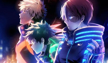 My Hero Academia Wallpaper 4K, Katsuki Bakugo, Izuku Midoriya