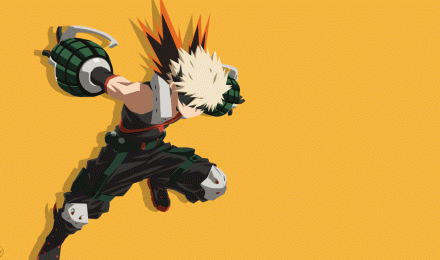 Katsuki Bakugo Wallpaper 4K, My Hero Academia