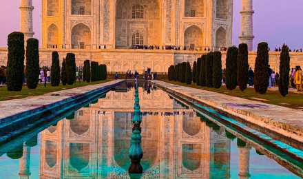 Sunrise taj mahal Wallpaper Download