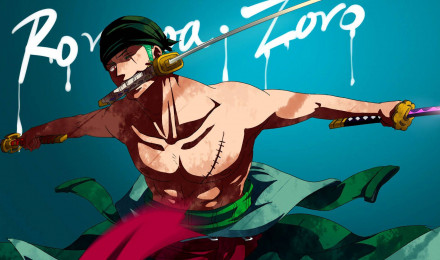 Download Blue One Piece Zoro 4k Wallpaper