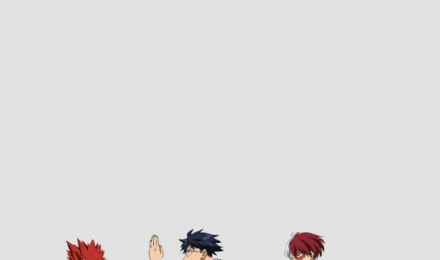 My Hero Academia Students Grey Wallpaper