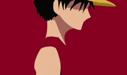 Monkey D. Luffy Wallpaper 4K, Minimalist, One Piece