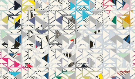 Bauhaus Wallpaper • Colorful Geometric Wallpaper