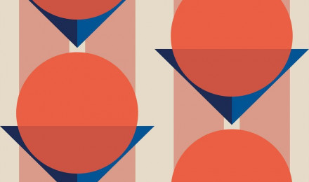 Geometric Bauhaus Wallpaper