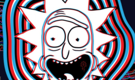 Rick Sanchez Glitch from Rick y Morty Wallpaper 4k Ultra HD