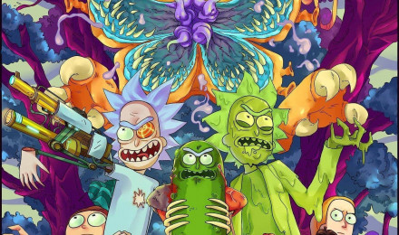 Rick And Morty Trippy Wallpaper