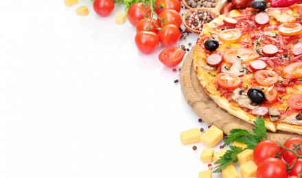 Wallpaper pizza, tomato, 5k, Food