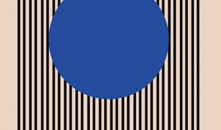 Bauhaus Blue Poster Wall Mural